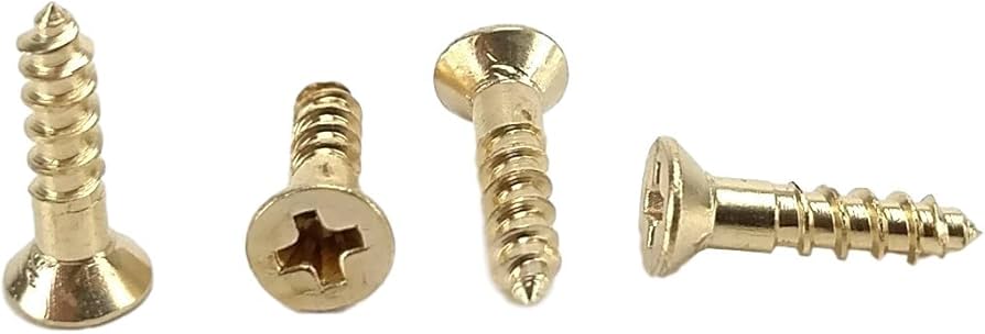 Picture of Brighton Best Br114635 #7X5/8" Flat Head Phil Brass Wood Screw